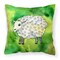 &#x22;Caroline&#x27;s Treasures BB5768PW1414 Irish Sheep Fabric Decorative Pillow, Multicolor, 14Hx14W&#x22;
